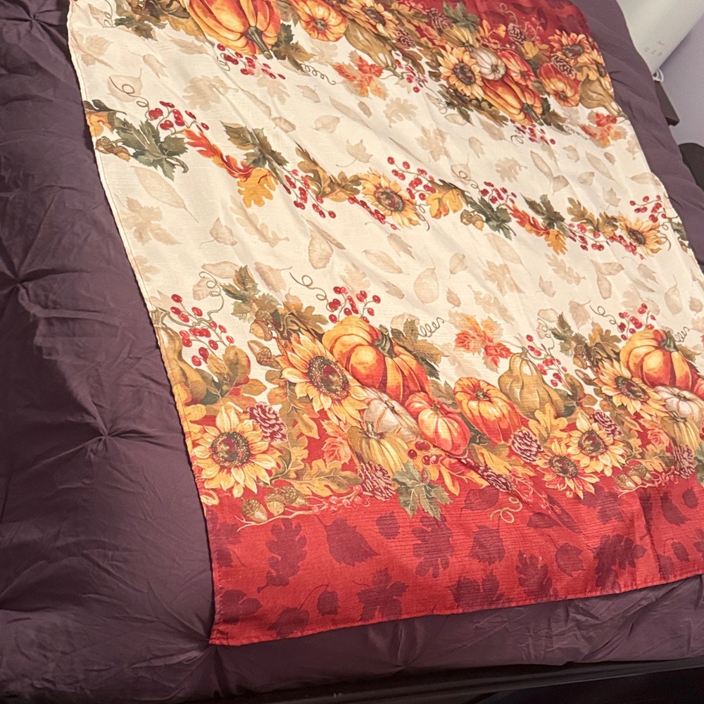 Autumn Harvest Square Tablecloth